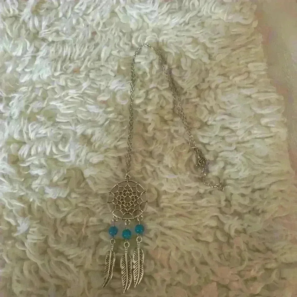 Native American dream catcher necklace